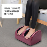 Electric Foot Massager – 3-in-1 Relaxation with Heat, Vibration & Kneading 🦶✨