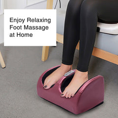 Electric Foot Massager – 3-in-1 Relaxation with Heat, Vibration & Kneading 🦶✨