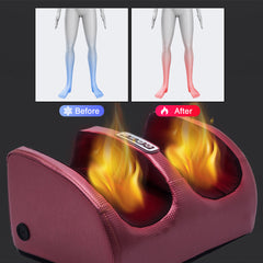 Electric Foot Massager – 3-in-1 Relaxation with Heat, Vibration & Kneading 🦶✨