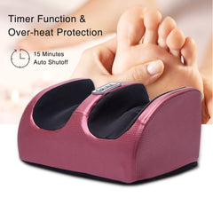Electric Foot Massager – 3-in-1 Relaxation with Heat, Vibration & Kneading 🦶✨